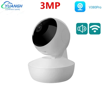 3MP V380 Pro Acasă WIFI Camera Interioară de Protecție de Securitate Două Moduri Audio CCTV Wireless MINI Camera  10