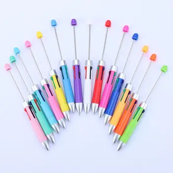 Plastic DIY Margele Pix Personalizat Student Cadou Handmade Instrumente de Scris 4 Cerneala Color Touch Screen Pen Studenți  10